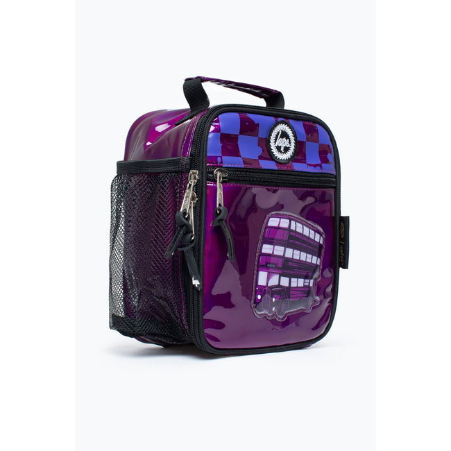 Purple-Black - Back - Hype Knight Bus Harry Potter Lunch Bag