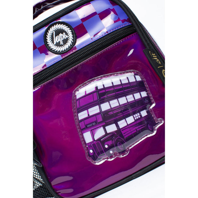 Purple-Black - Lifestyle - Hype Knight Bus Harry Potter Lunch Bag