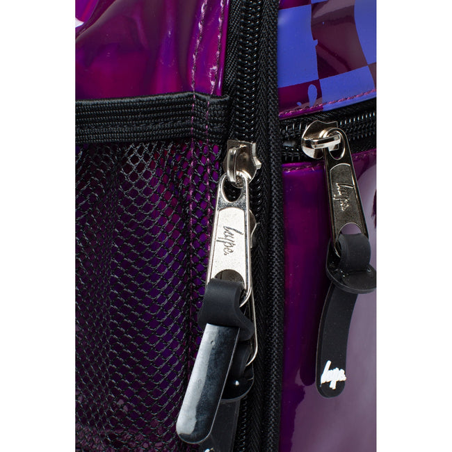Purple-Black - Close up - Hype Knight Bus Harry Potter Lunch Bag