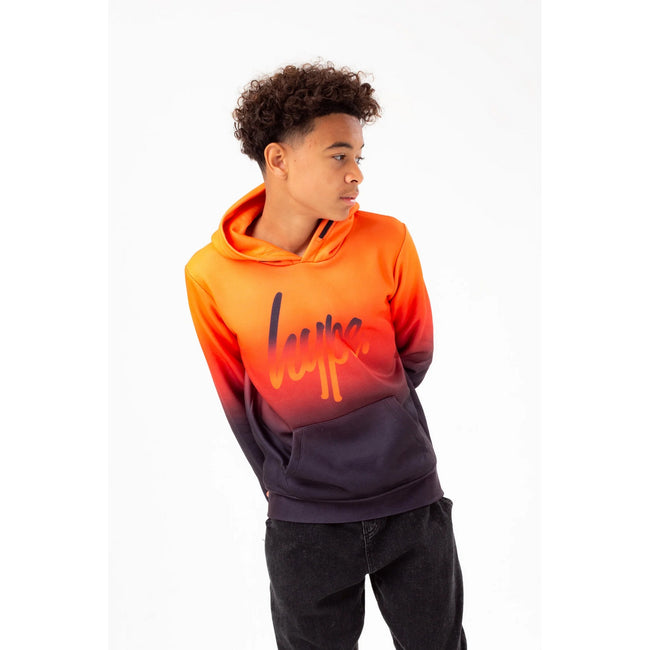 Red-Black - Lifestyle - Hype Boys Fade Script Hoodie