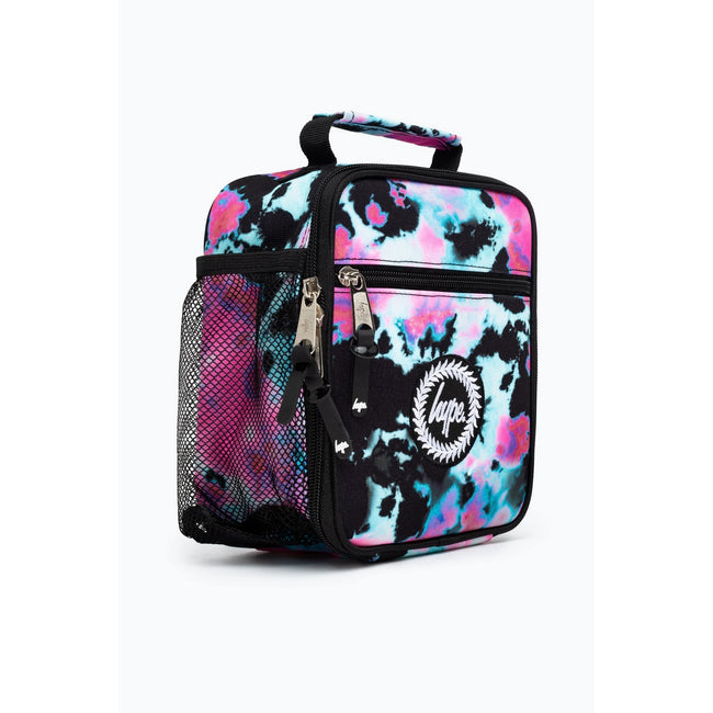 Multicoloured - Side - Hype Tie Dye Crest Lunch Bag