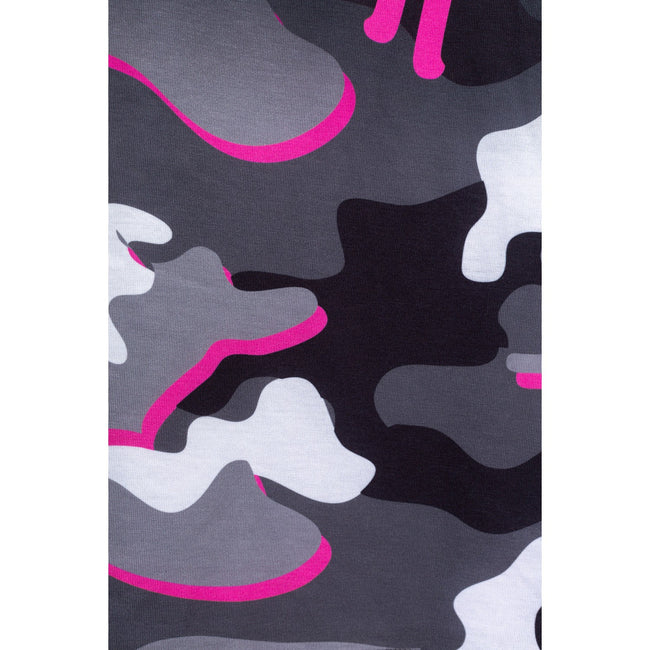 Black-Pink - Side - Hype Girls Camo Fade Script T-Shirt