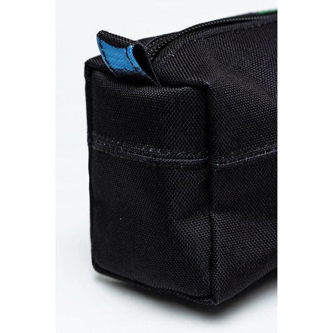 Black - Close up - Hype Marble Ink Mini Crest Pencil Case