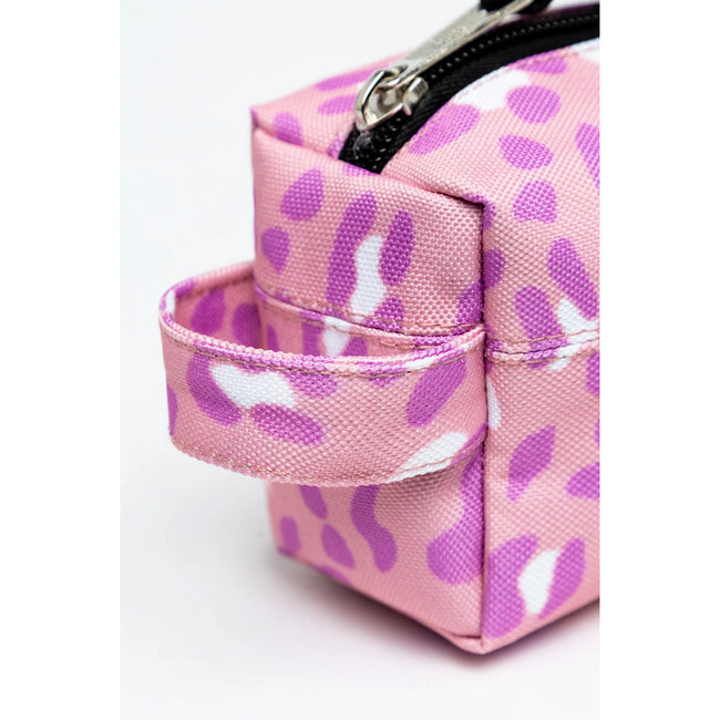 Pink - Lifestyle - Hype Tone On Tone Leopard Crest Pencil Case