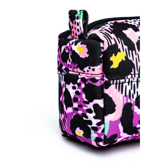 Multicoloured - Pack Shot - Hype Leopard Animal Crest Pencil Case