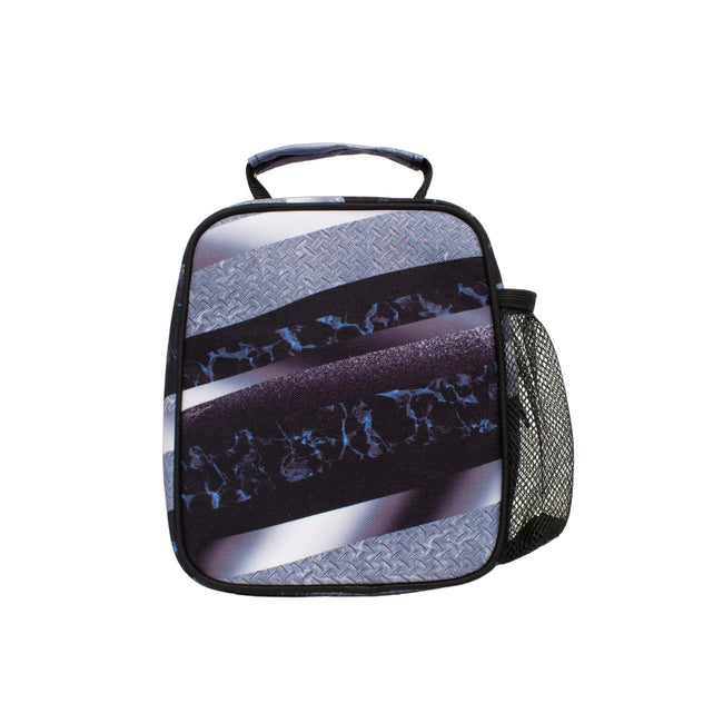 Black-Grey - Back - Hype Mono Gradient Textured Lunch Bag