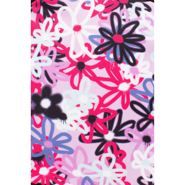 Purple - Close up - Hype Graffiti Flowers Lunch Bag