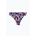 Black-Purple-Pink - Lifestyle - Hype Girls Leopard Script Bikini Set