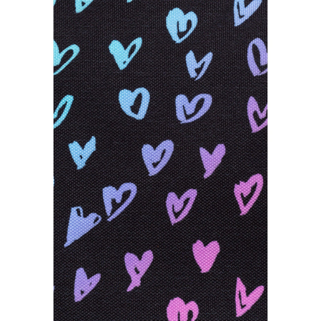 Black-Blue-Purple - Lifestyle - Hype Scribble Heart Crest Lunch Bag
