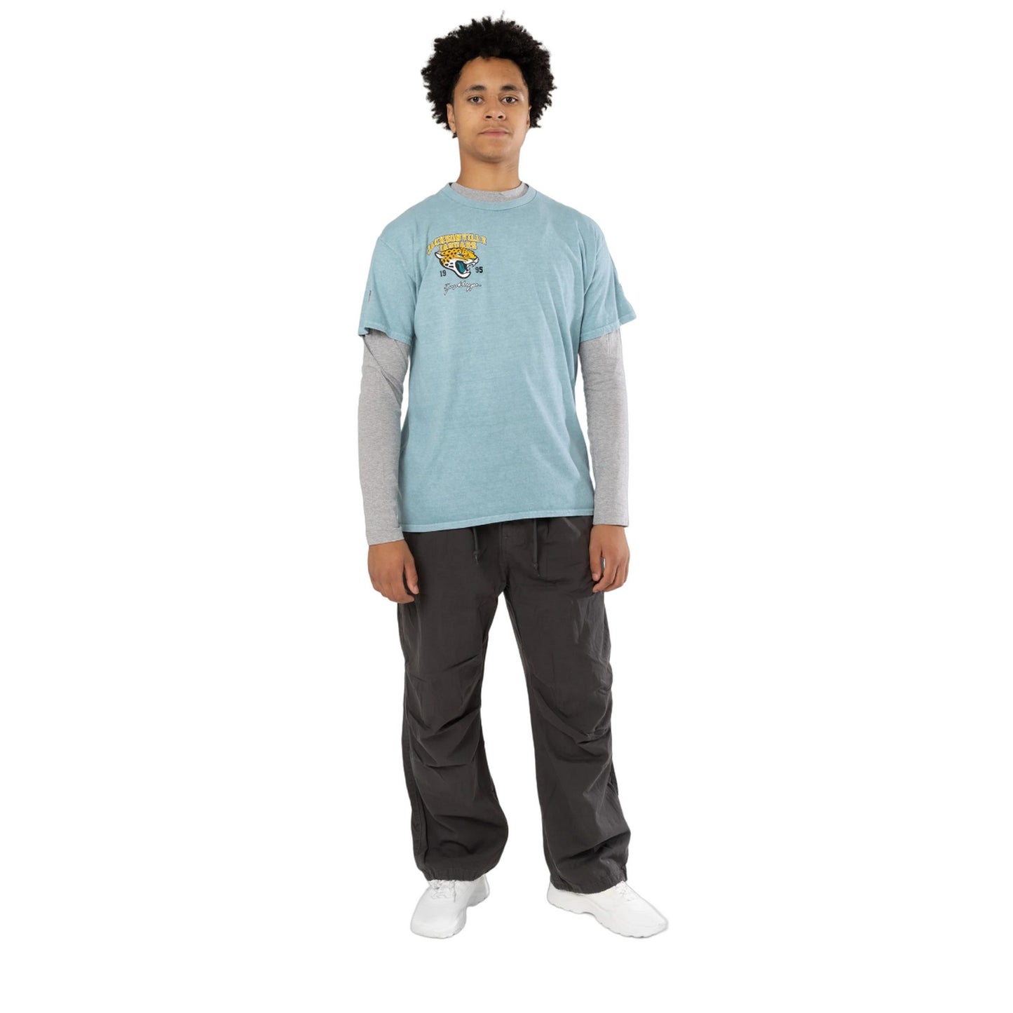 Teal - Pack Shot - Hype Childrens-Kids Jacksonville Jaguars NFL T-Shirt