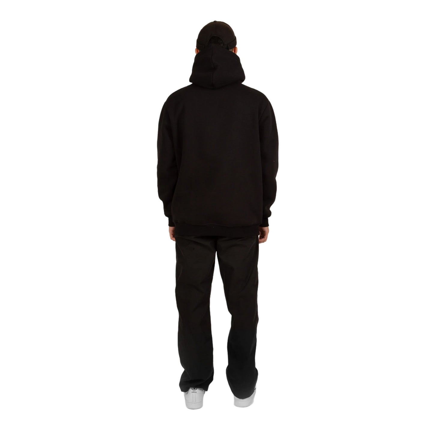 Black - Pack Shot - Hype Mens Scribble Hoodie