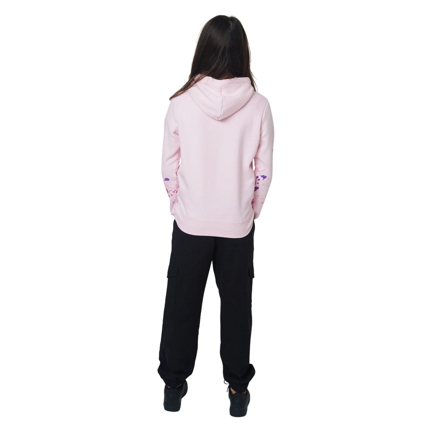 Pink - Close up - Hype Girls Splat Hoodie
