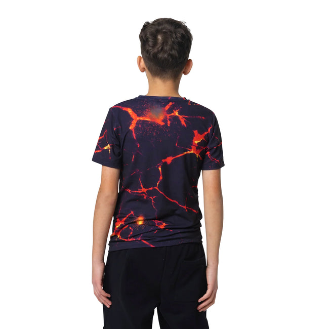 Black-Red-White - Back - Hype Boys Lava T-Shirt