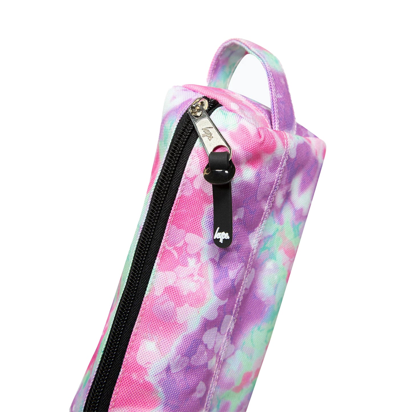 Multicoloured - Side - Hype Tie Dye Hearts Pencil Case