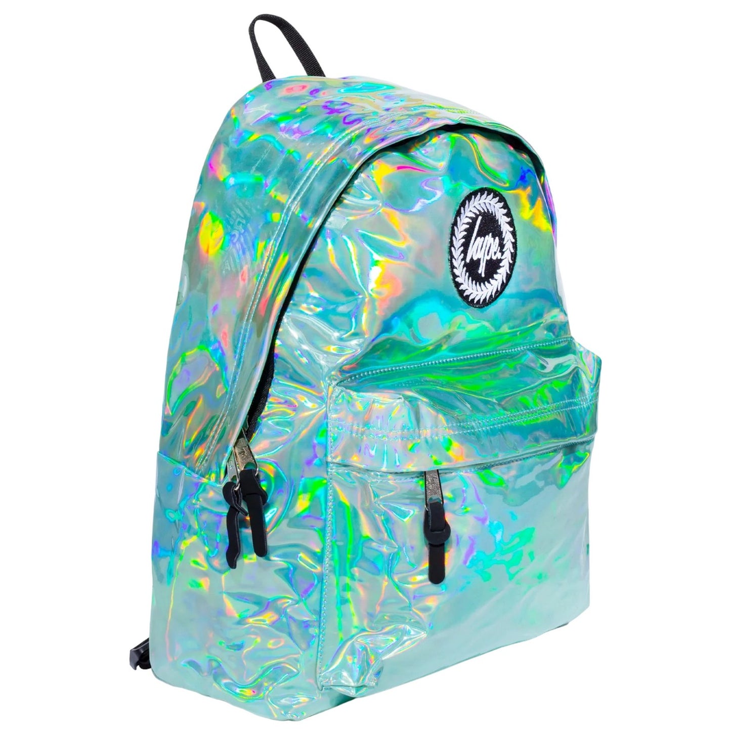 Mint - Side - Hype Childrens-Kids Holographic Backpack