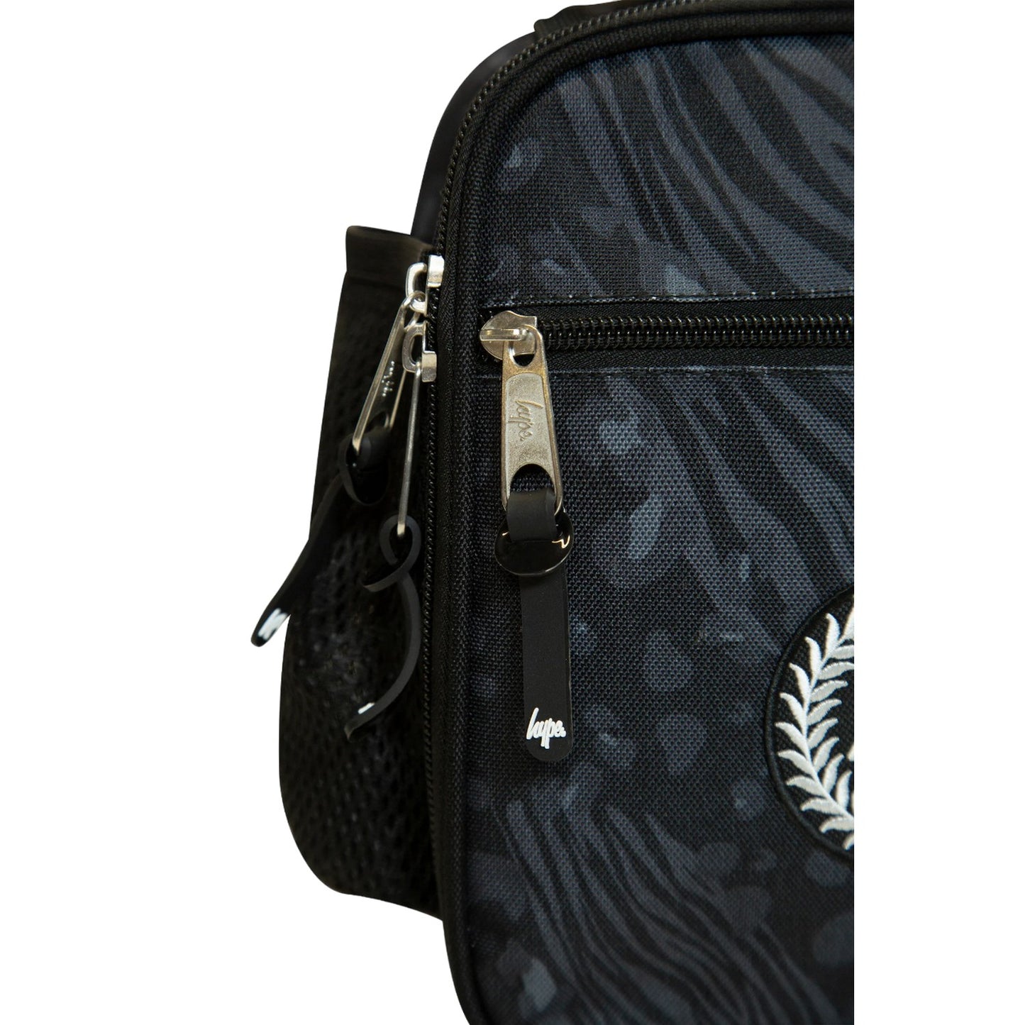 Black - Pack Shot - Hype Animal Print Lunch Bag