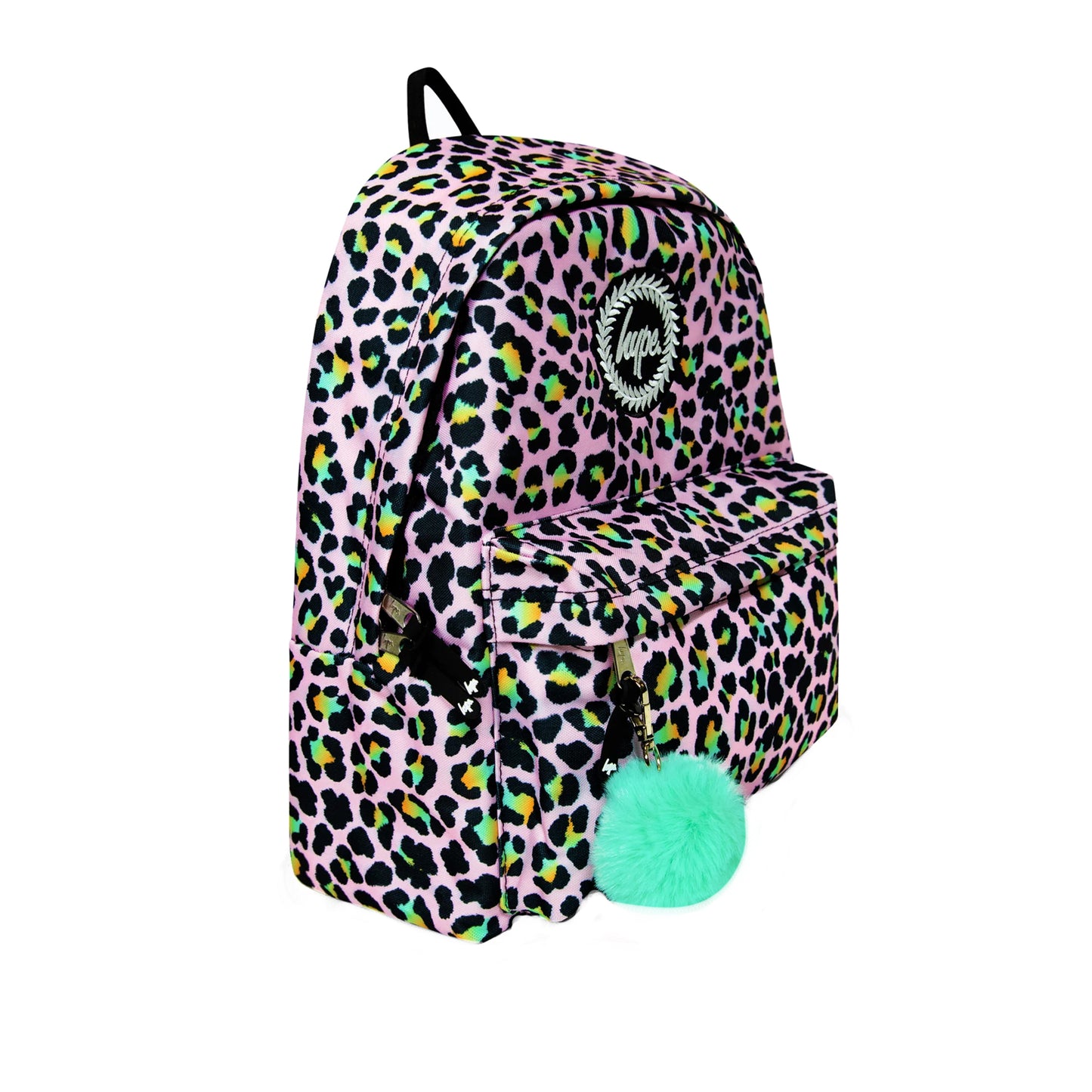 Multicoloured - Side - Hype Disco Leopard Backpack