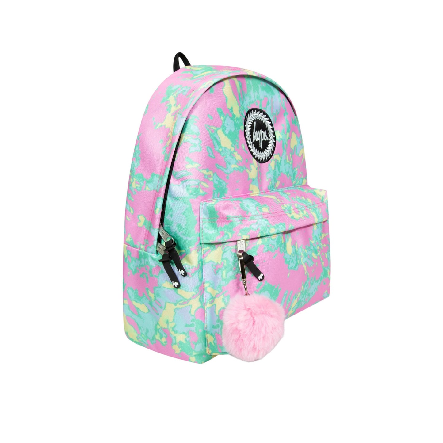 Multicoloured - Side - Hype Pastel Tie Dye Backpack