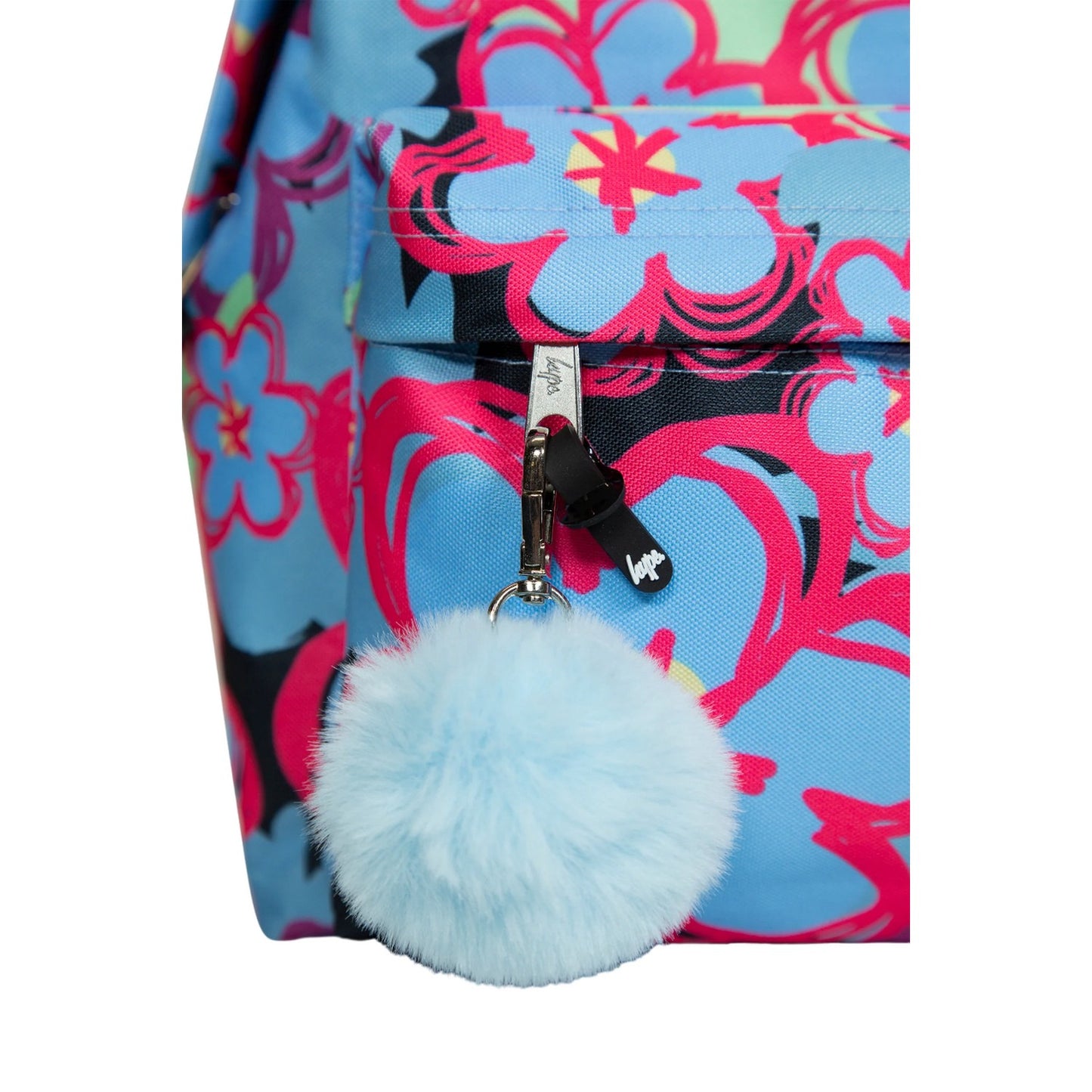 Blue-Black-Red - Lifestyle - Hype Blue Flowers Backpack