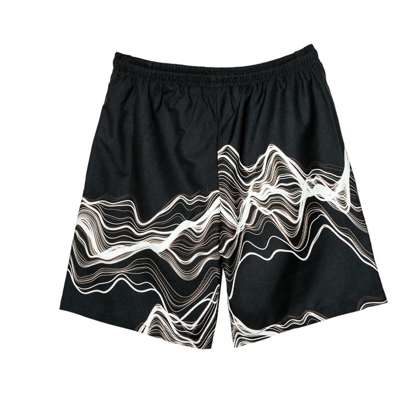 Black-White - Back - Hype Boys Vibrations Swim Shorts