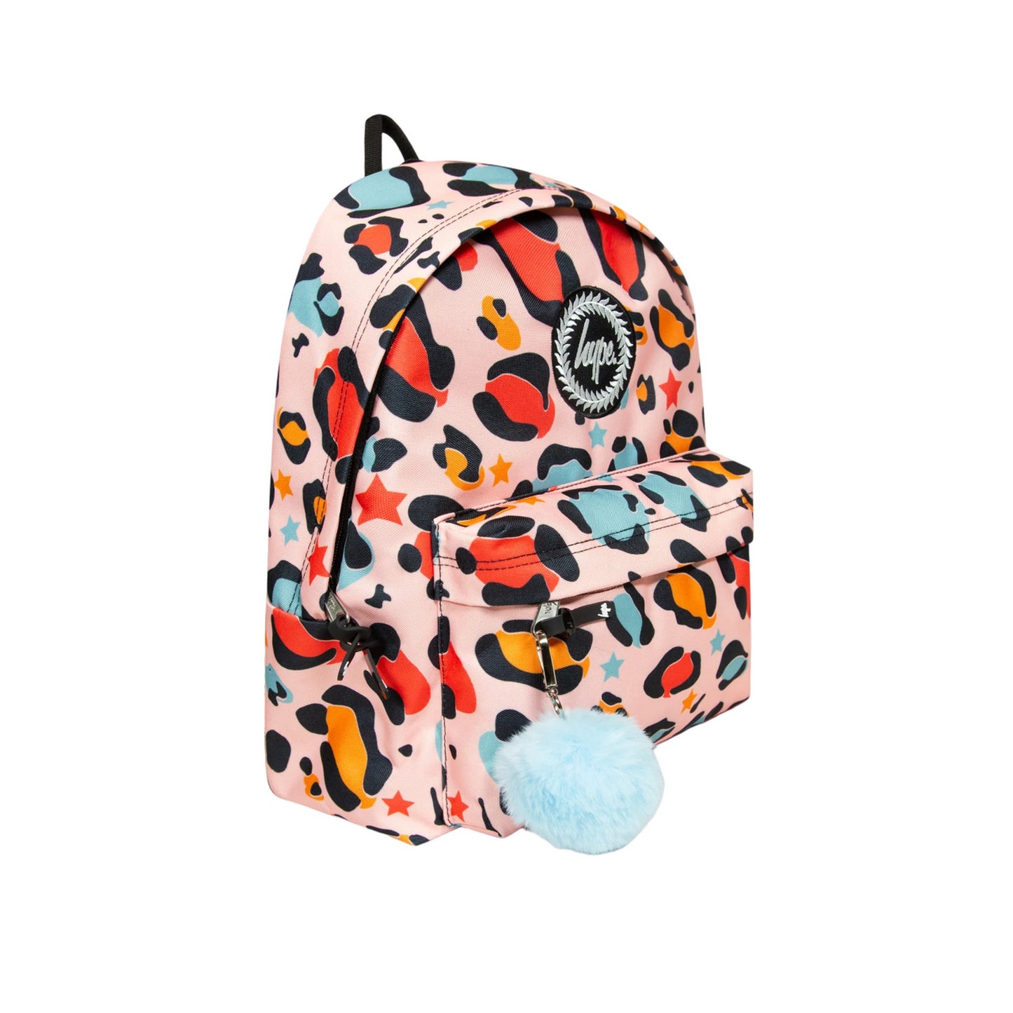 Multicoloured - Side - Hype Star Leopard Backpack
