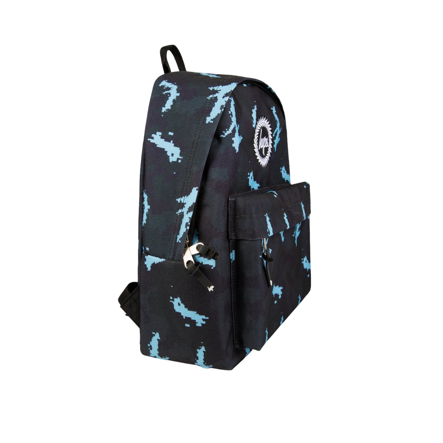 Black - Side - Hype Didgie Tech Camo Backpack