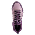 Violet-Light Violet-Sepia Rose - Back - Hi-Tec Womens-Ladies Favet Waterproof Hiking Shoes