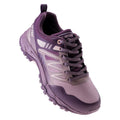 Violet-Light Violet-Sepia Rose - Close up - Hi-Tec Womens-Ladies Favet Waterproof Hiking Shoes