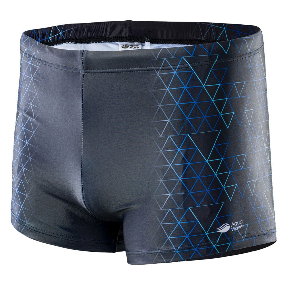 Black - Side - Aquawave Mens Adis Triangle Swim Shorts