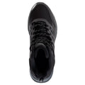 Black - Back - Hi-Tec Mens Hewila Waterproof Mid Cut Walking Shoes