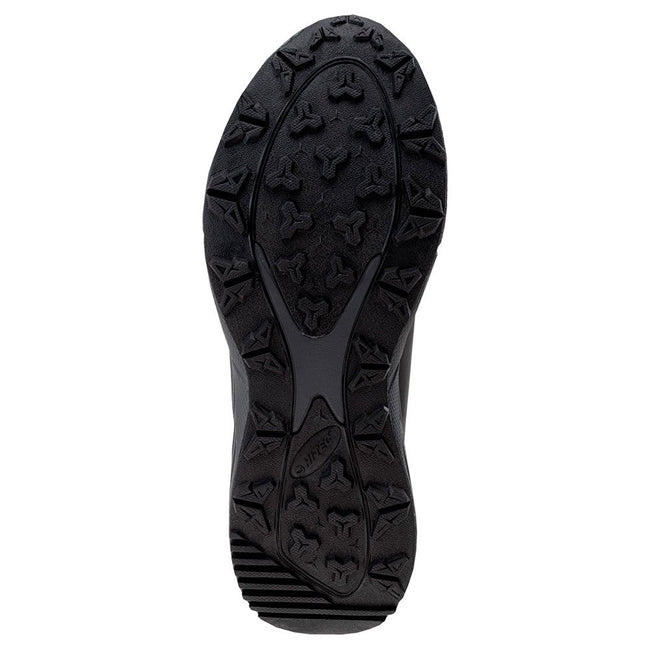 Black - Side - Hi-Tec Mens Hewila Waterproof Mid Cut Walking Shoes