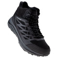 Black - Close up - Hi-Tec Mens Hewila Waterproof Mid Cut Walking Shoes