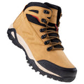 Camel-Black - Close up - Hi-Tec Mens Medin Mid Cut Walking Boots