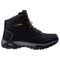 Black-Lime - Side - Hi-Tec Mens Medin Mid Cut Walking Boots
