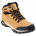 Camel-Black - Front - Hi-Tec Mens Medin Mid Cut Walking Boots