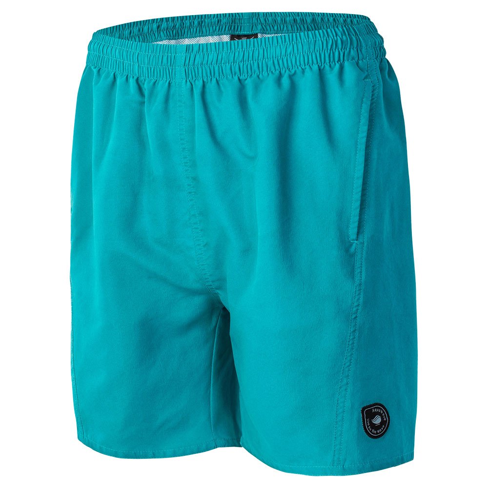 Tile Blue - Side - Aquawave Mens Aogash Swim Shorts