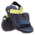 Dark Sapphire-Reflecting Pond-Lime Green - Close up - Bejo Childrens-Kids Mileri Sandals