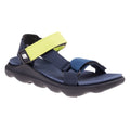 Dark Sapphire-Reflecting Pond-Lime Green - Front - Bejo Childrens-Kids Mileri Sandals