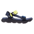 Dark Sapphire-Reflecting Pond-Lime Green - Side - Bejo Childrens-Kids Mileri Sandals