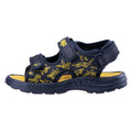 Navy-Yellow - Back - Bejo Childrens-Kids Timini Sandals