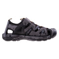 Grey-Black-Orange - Side - Elbrus Mens Lomero Sandals