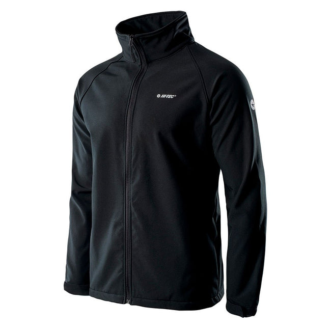 Black - Side - Hi-Tec Womens-Ladies Riman Soft Shell Jacket