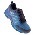 Navy-Blue-Dark Orange - Close up - Hi-Tec Mens Favet Waterproof Trainers