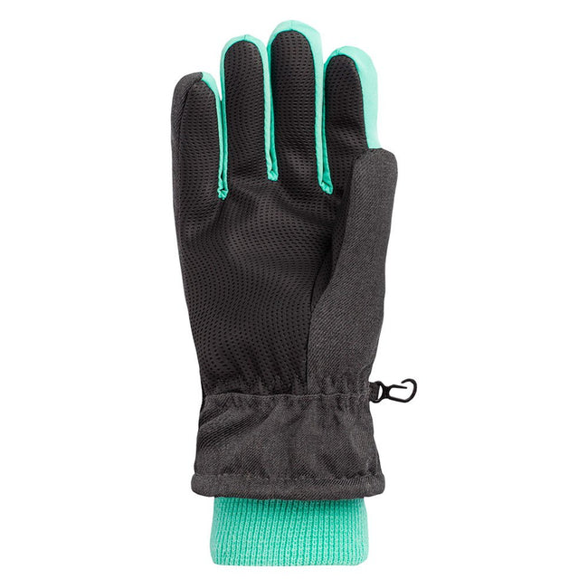 Dark Grey Melange-Bermuda - Back - Bejo Girls Brise Logo Ski Gloves