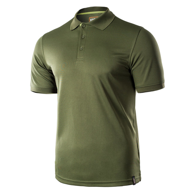 Olive-Winter Pear - Side - Magnum Mens Plain Polo Shirt