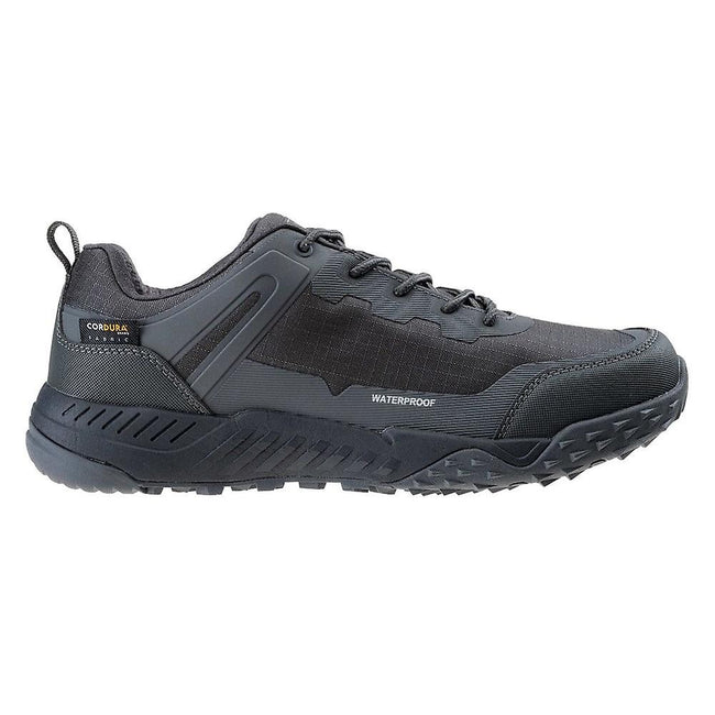 Dark Grey - Side - Magnum Mens Bondsteel Waterproof Tactical Shoes