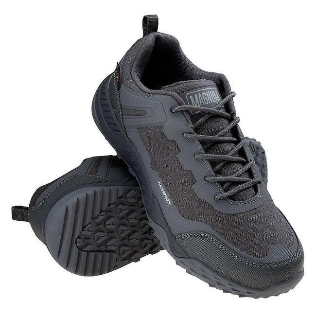 Dark Grey - Pack Shot - Magnum Mens Bondsteel Waterproof Tactical Shoes
