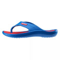 Blue-Red - Pack Shot - Aquawave Childrens-Kids Alemos Flip Flops