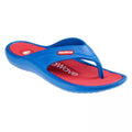 Blue-Red - Front - Aquawave Childrens-Kids Alemos Flip Flops