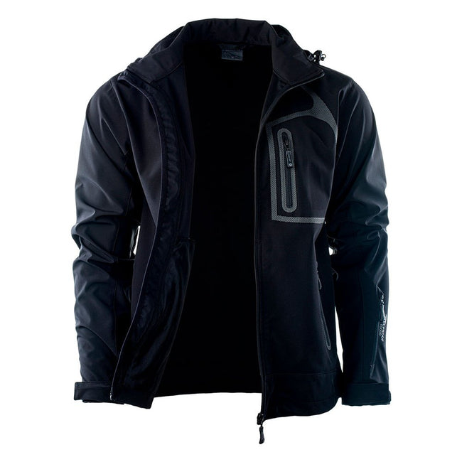 Black-Black - Lifestyle - Hi-Tec Mens Nils Soft Shell Jacket